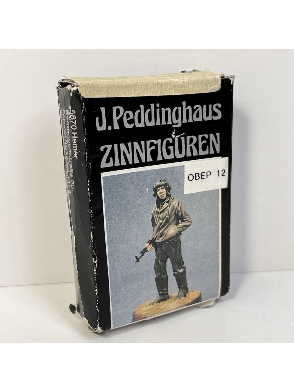 J. Peddinghaus Zinnfiguren OBEP 12 Russischer Panzerkommandant mit AK 47 1960 DE